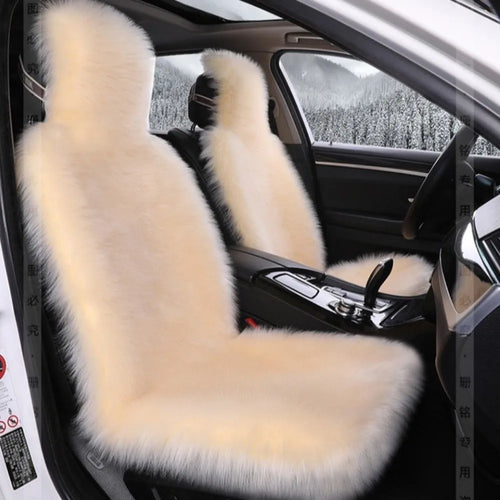 New Warm Plush Car Seat Covers Fluffy Wool Velvet Auto Seat-Cover Mat Universal Full Cover Seats Protector Winter