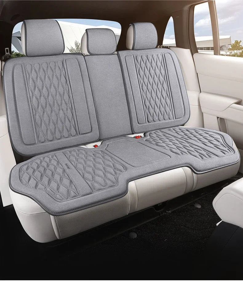 Universal High Quality Linen Car Seat Full Cover Breathable Flax Luxury Sedan SUV. Seat Cushion Seats Car Full Cover Protection
