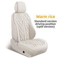 Universal High Quality Linen Car Seat Full Cover Breathable Flax Luxury Sedan SUV. Seat Cushion Seats Car Full Cover Protection