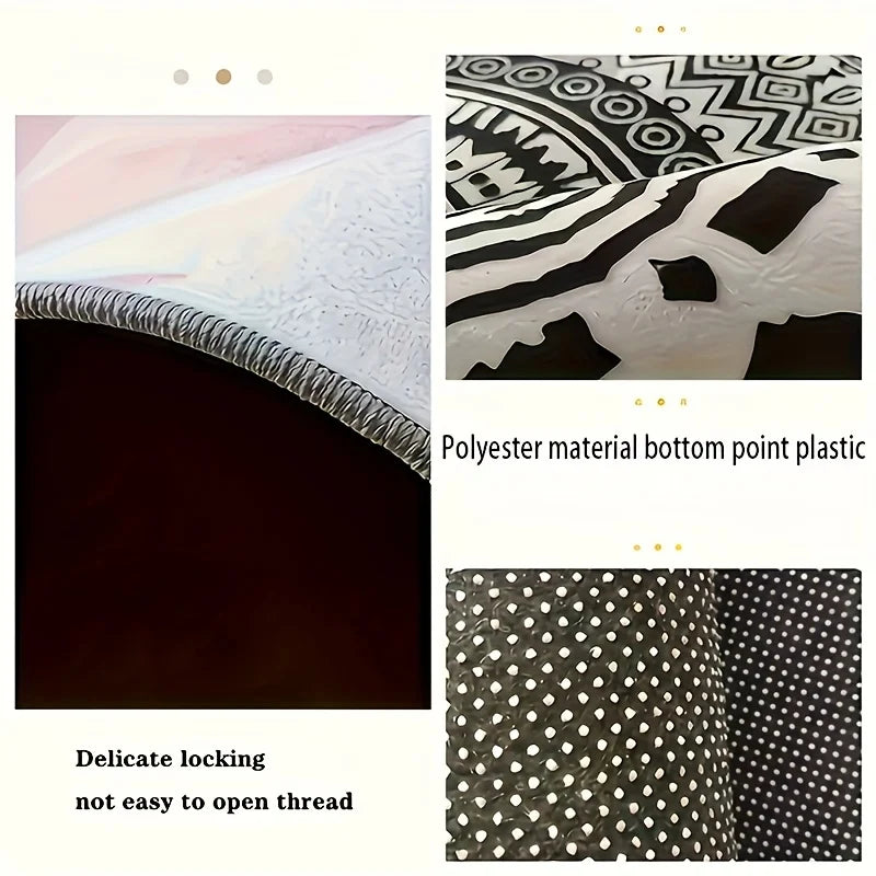 VIKAMA Crown Print Car Trunk Mat, Universal Fit Anti-dirty Cargo Liner, Luxury Auto Interior Protector for All Models