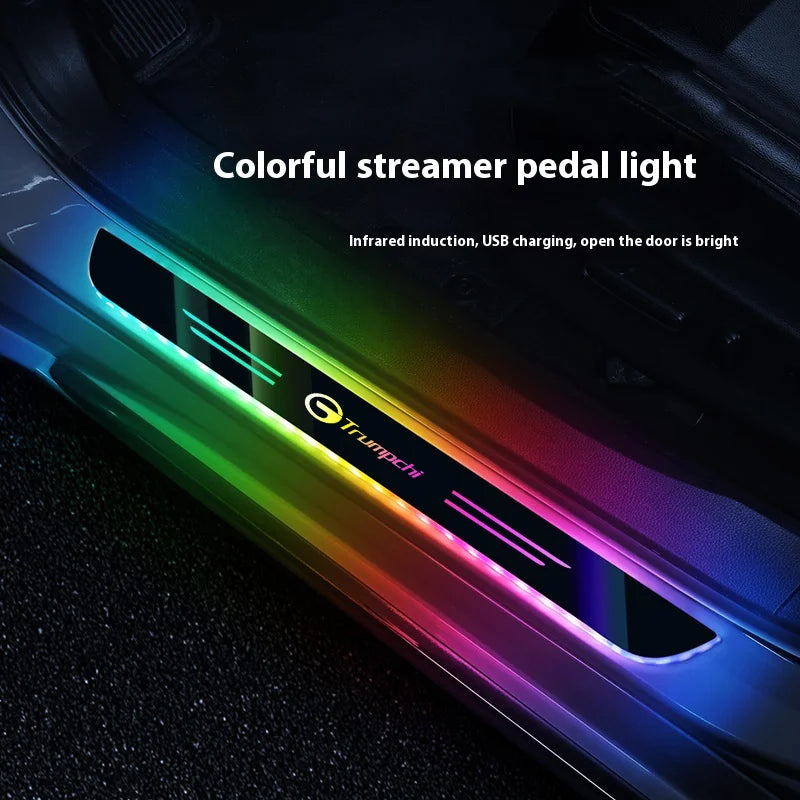Car LED Wireless Threshold Light For Trumpchi GAC Ga3 Ga4 Ga6 M6 S7 M8 E9 ES9 Gm8 Gs3 Gs4 Gs5 Auto interior accessories