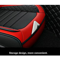 Elegant Universal Faux Leather Car Seat Cover by Tand: Easy-Clean, Comfort Design, Fits Major Models - Enhance Your Car's