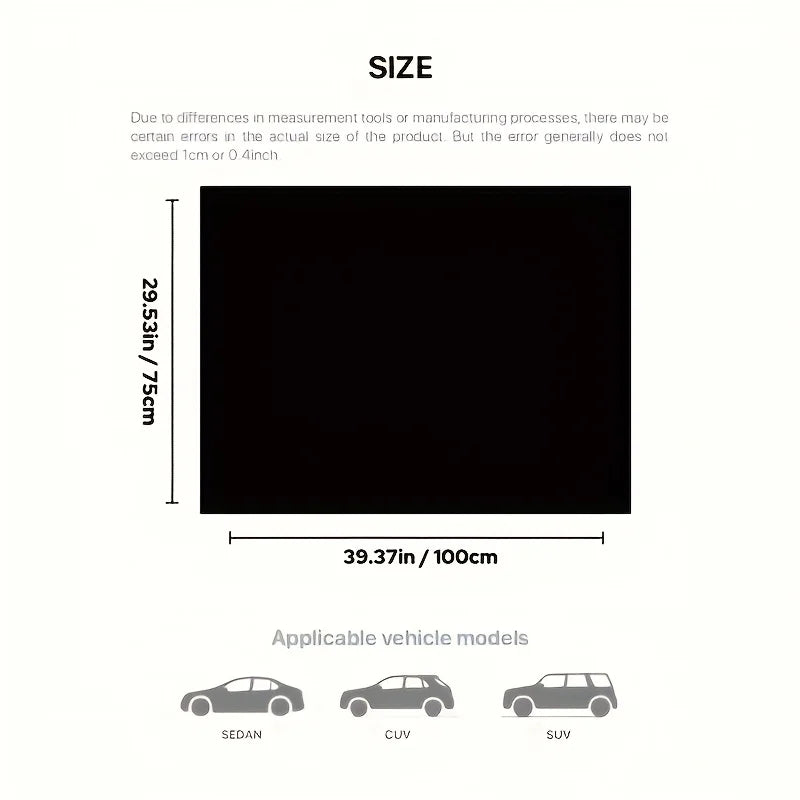 VIKAMA Crown Print Car Trunk Mat, Universal Fit Anti-dirty Cargo Liner, Luxury Auto Interior Protector for All Models