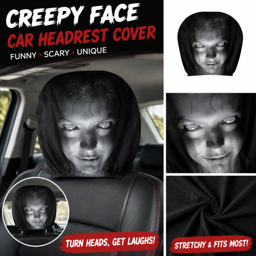 SmileRide™ Headrest Covers 🚗😄 – Cute Comfort for Every Drive