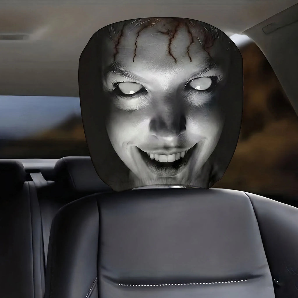 SmileRide™ Headrest Covers 🚗😄 – Cute Comfort for Every Drive