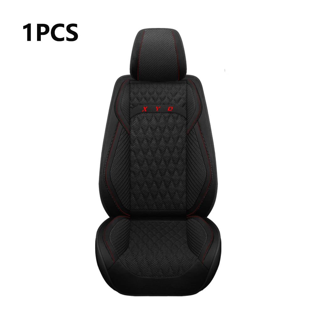 Universal Flax Car Seat Covers for Jeep Cherokee WK2 WJ 2004 2014 Patriot Wrangler Compass 2007 2019 Renegade for Vehicle Parts