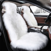New Warm Plush Car Seat Covers Universal Wool Velvet Auto Seat-Cover Mat Full Cover Fluffy Seats Protector Car Front Seat