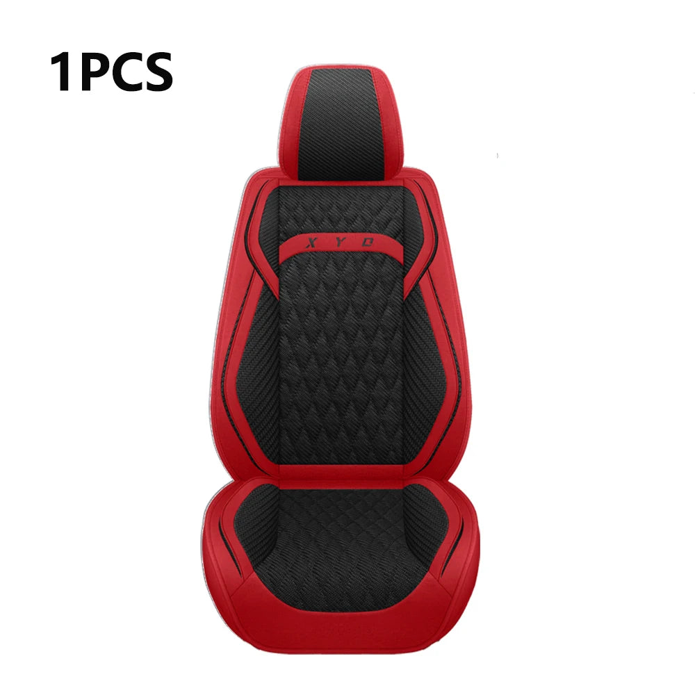Universal Flax Car Seat Covers for Jeep Cherokee WK2 WJ 2004 2014 Patriot Wrangler Compass 2007 2019 Renegade for Vehicle Parts