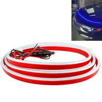 Scan Starting Led Car Hood Light Strip Decorative Lamp Flexible DRL Daytime Running Lights Auto Headlight Strips Car Assecories