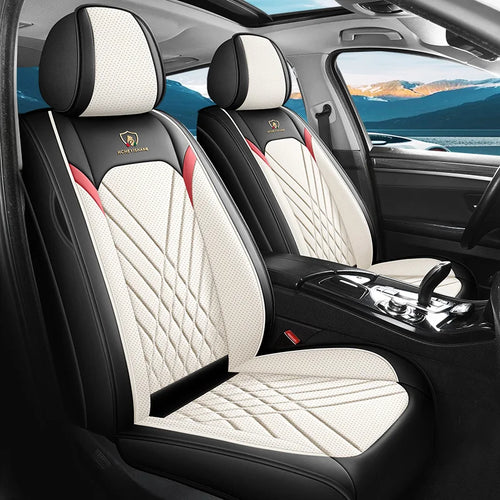 Five-Seat Car Seat Covers Full Wrap Simple Design Multiple Color Options Universal Fit for Most Cars