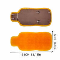 New Warm Plush Car Seat Covers Universal Wool Velvet Auto Seat-Cover Mat Full Cover Fluffy Seats Protector Car Front Seat