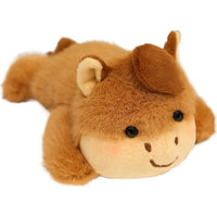 Magnetic Car Plush Toy Cute Cat Bear Stuffed Doll Roof Trunk External Decoration Magnet Car Ornament Styling Accessory