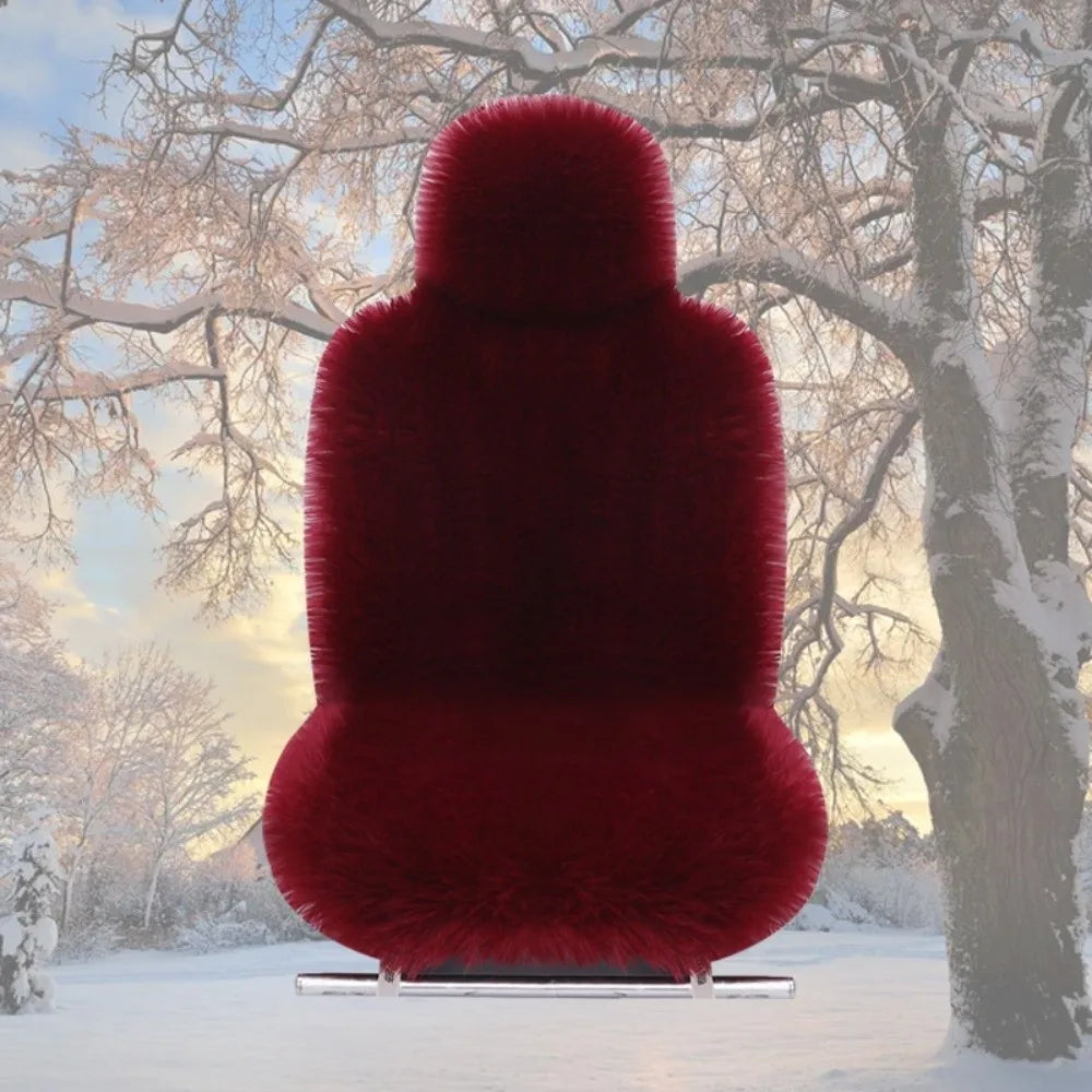 New Warm Plush Car Seat Covers Fluffy Wool Velvet Auto Seat-Cover Mat Universal Full Cover Seats Protector Winter
