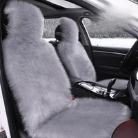 New Warm Plush Car Seat Covers Universal Wool Velvet Auto Seat-Cover Mat Full Cover Fluffy Seats Protector Car Front Seat