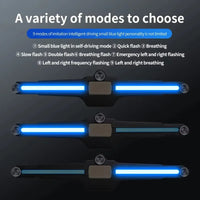 No Wiring Solar Car Rear Windshield Warning Light Suction Cup LED Anti Rear-End Collision Strobe Flash Light Auto Atmoshere Lamp