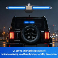 No Wiring Solar Car Rear Windshield Warning Light Suction Cup LED Anti Rear-End Collision Strobe Flash Light Auto Atmoshere Lamp