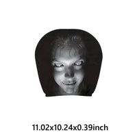 2Pcs Breathable Car Seat Pillowcase Lightweight Stylish Interior Decor Funny Cartoon Pattern Headrest Covers for Themed Parties