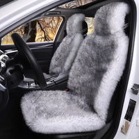New Warm Plush Car Seat Covers Universal Wool Velvet Auto Seat-Cover Mat Full Cover Fluffy Seats Protector Car Front Seat