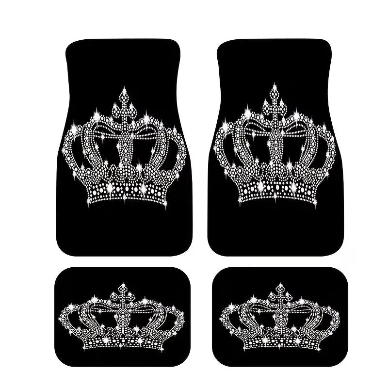 4PCS Personality Print Car Floor Mats for Renault Megane Clio Captur Duster Volvo Xc90 Xc60 S60 S90 Dacia Duster Car Accessories