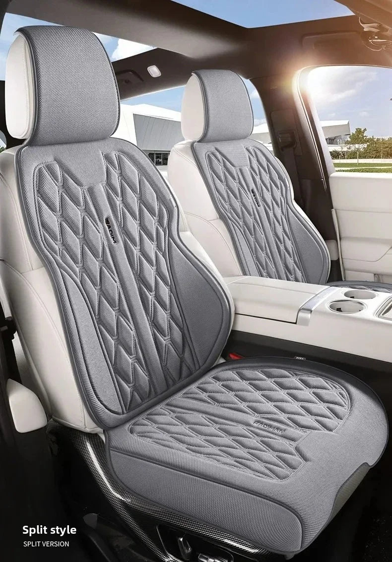 Universal High Quality Linen Car Seat Full Cover Breathable Flax Luxury Sedan SUV. Seat Cushion Seats Car Full Cover Protection