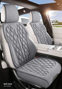 Universal High Quality Linen Car Seat Full Cover Breathable Flax Luxury Sedan SUV. Seat Cushion Seats Car Full Cover Protection